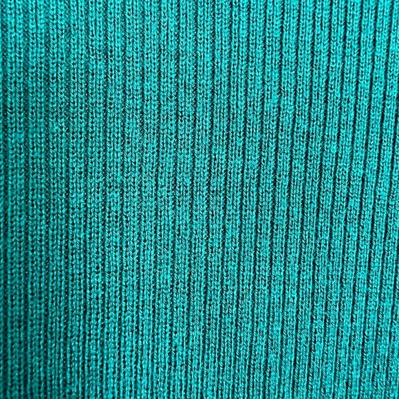J. Jill Duster Cardigan Sweater Womens Petite Large Green V-Neck 3 Button Ribbed - Picture 13 of 13